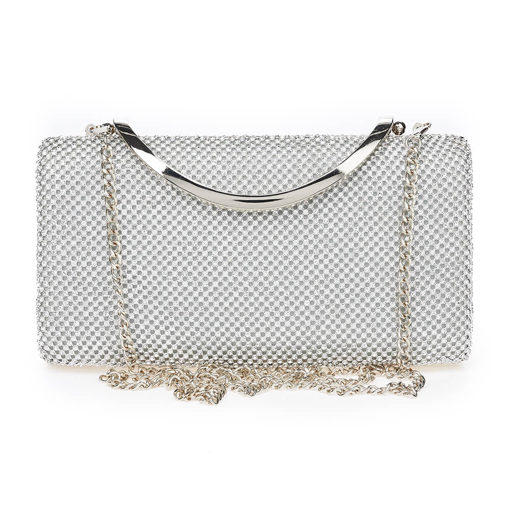 Verde Γυναικείο Τσαντακι Αμπιγέ 01-1567 Ασημί