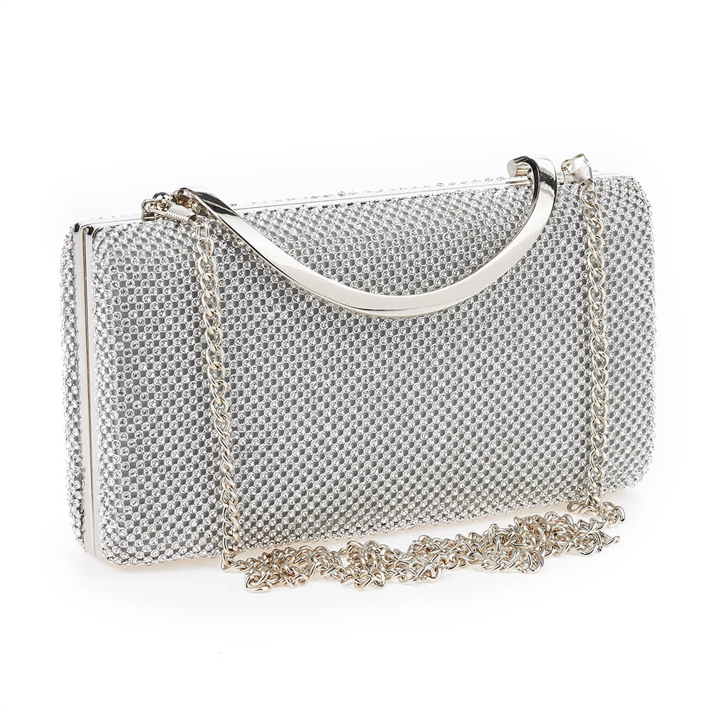 Verde Γυναικείο Τσαντακι Αμπιγέ 01-1567 Ασημί