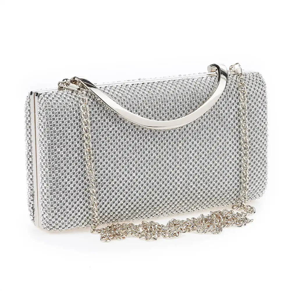 Verde Γυναικείο Τσαντακι Αμπιγέ 01-1567 Ασημί