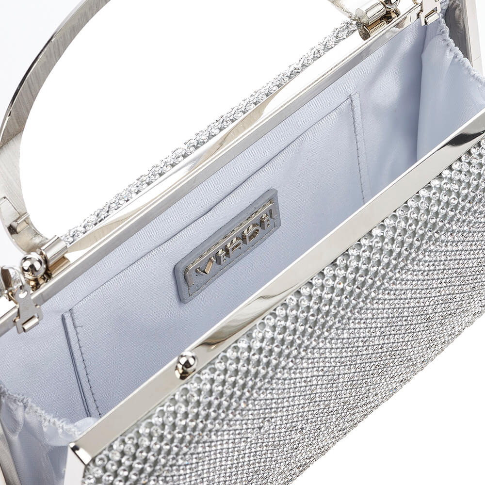 Verde Γυναικείο Τσαντακι Αμπιγέ 01-1567 Ασημί