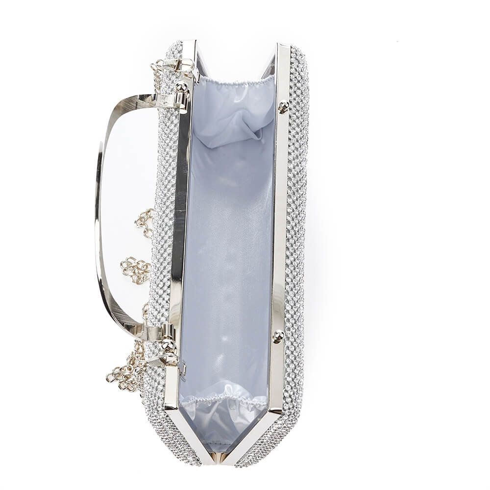 Verde Γυναικείο Τσαντακι Αμπιγέ 01-1567 Ασημί