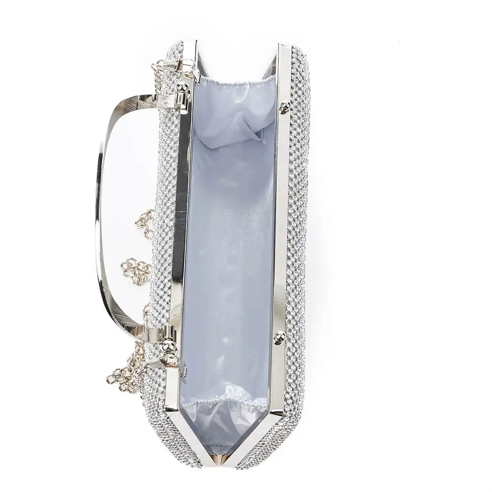 Verde Γυναικείο Τσαντακι Αμπιγέ 01-1567 Ασημί