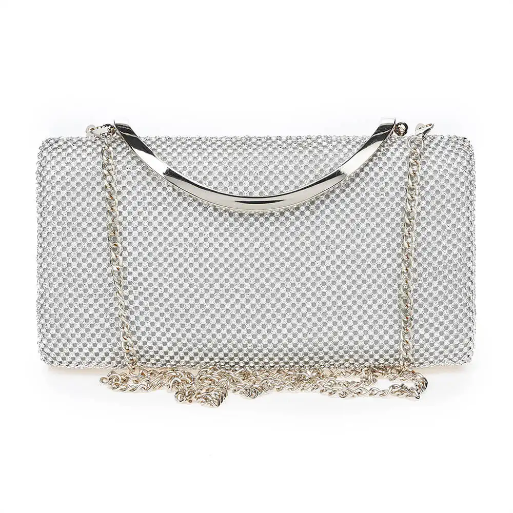 Verde Γυναικείο Τσαντακι Αμπιγέ 01-1567 Ασημί