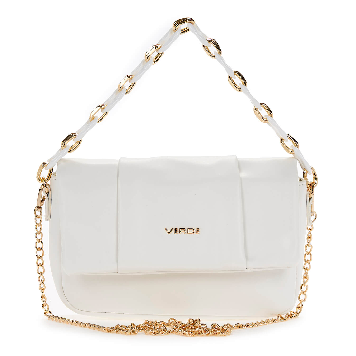 Verde Γυναικείο Τσαντακι Αμπιγέ 01-1573 Άσπρο