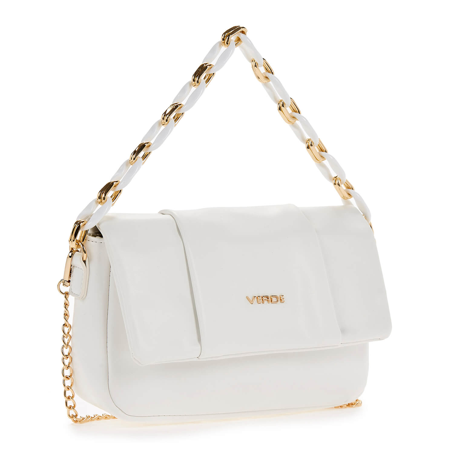 Verde Γυναικείο Τσαντακι Αμπιγέ 01-1573 Άσπρο