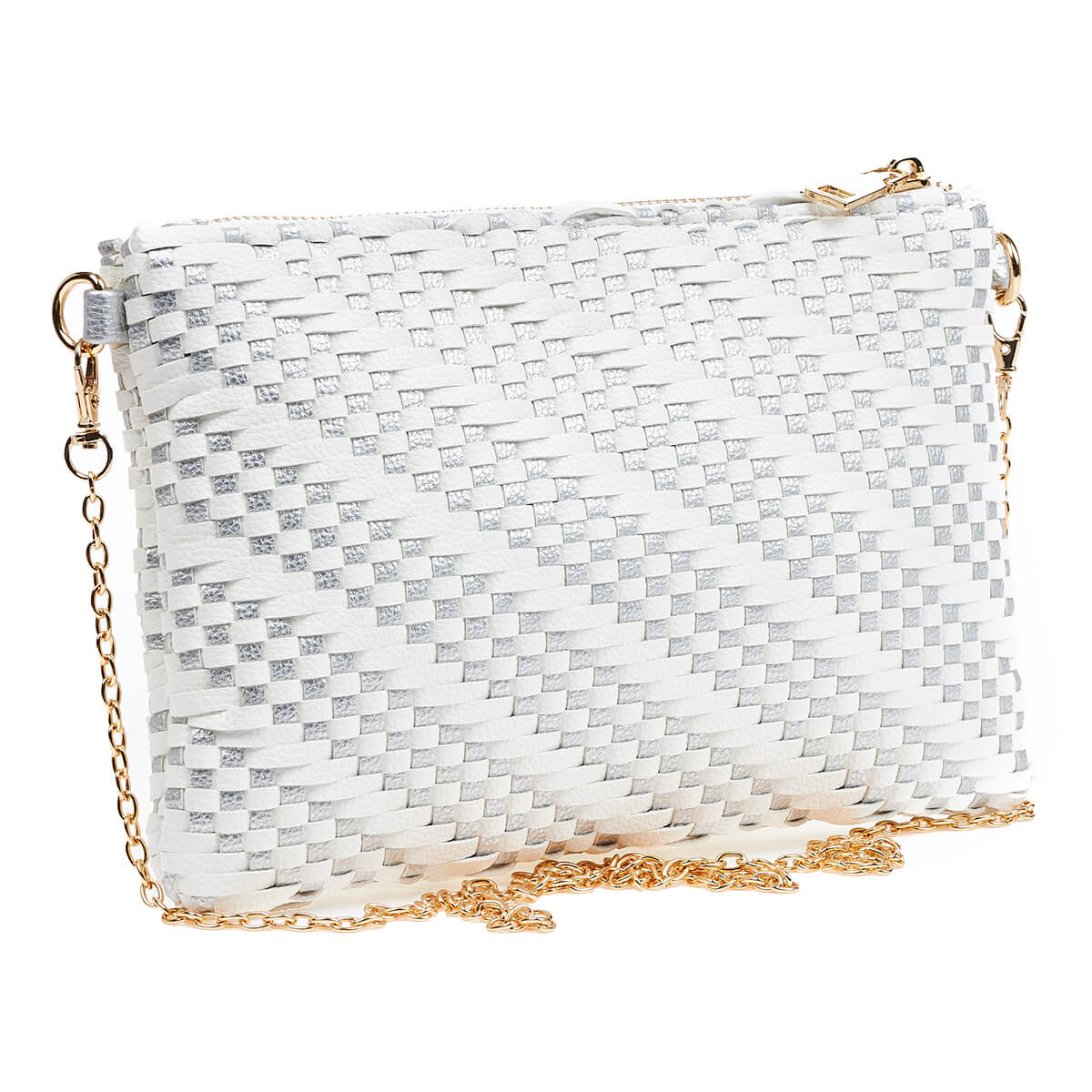 Verde Γυναικείο Τσαντακι Αμπιγέ 01-1585 Άσπρο