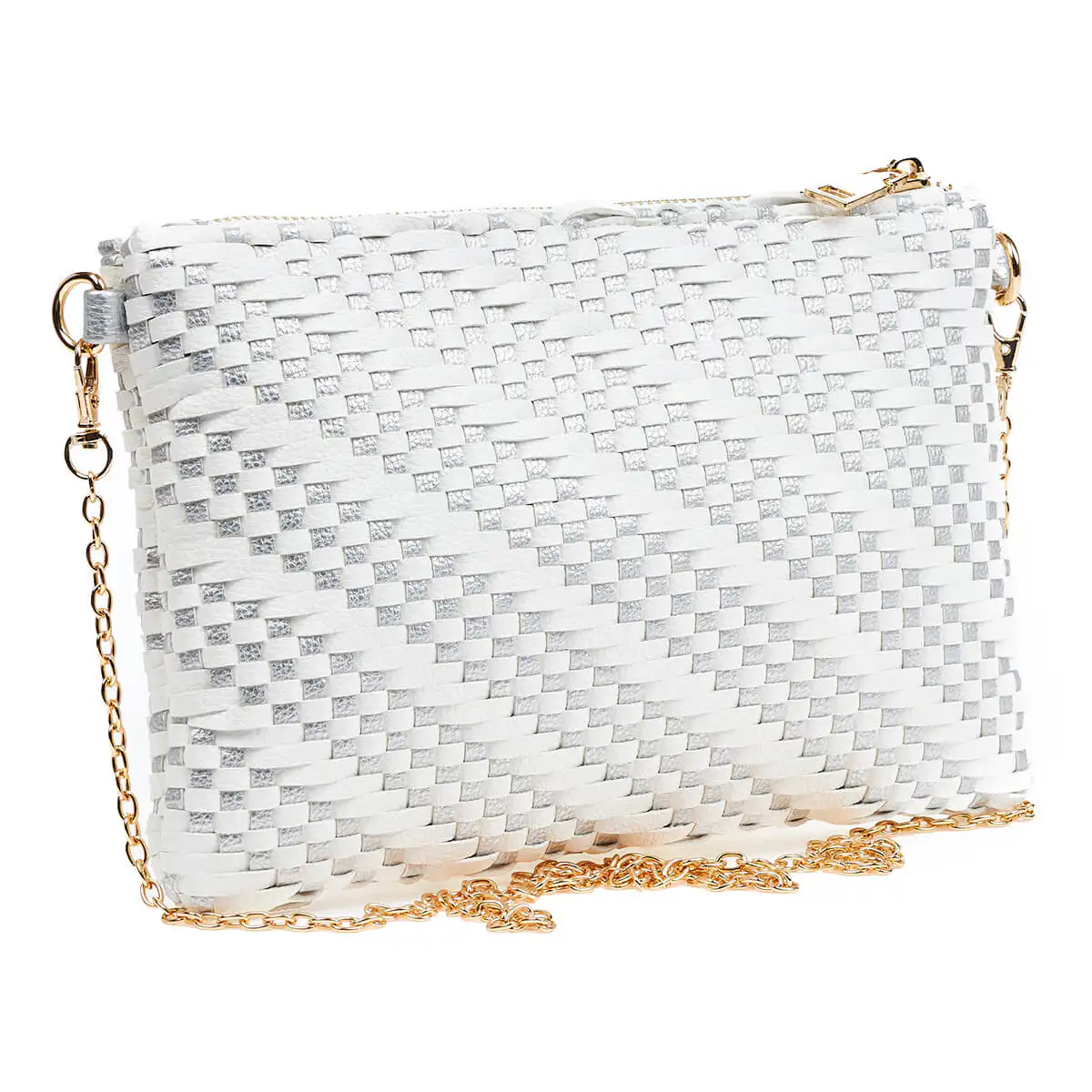 Verde Γυναικείο Τσαντακι Αμπιγέ 01-1585 Άσπρο