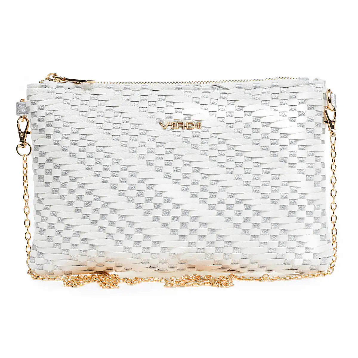 Verde Γυναικείο Τσαντακι Αμπιγέ 01-1585 Άσπρο