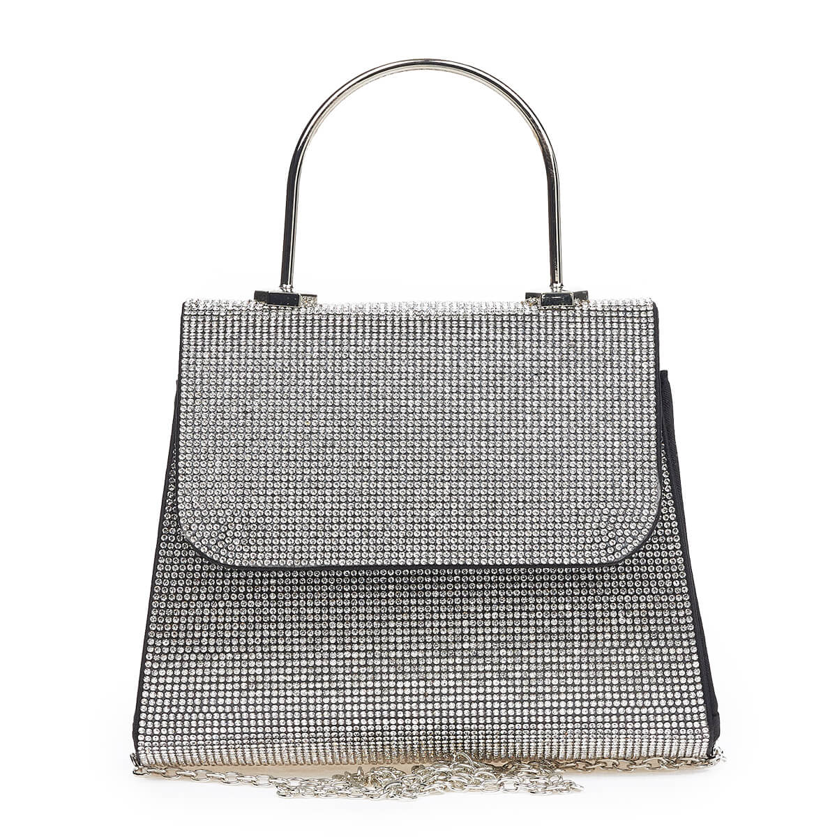 Verde Γυναικείο Τσαντακι Αμπιγέ 01-1619 Ασημί