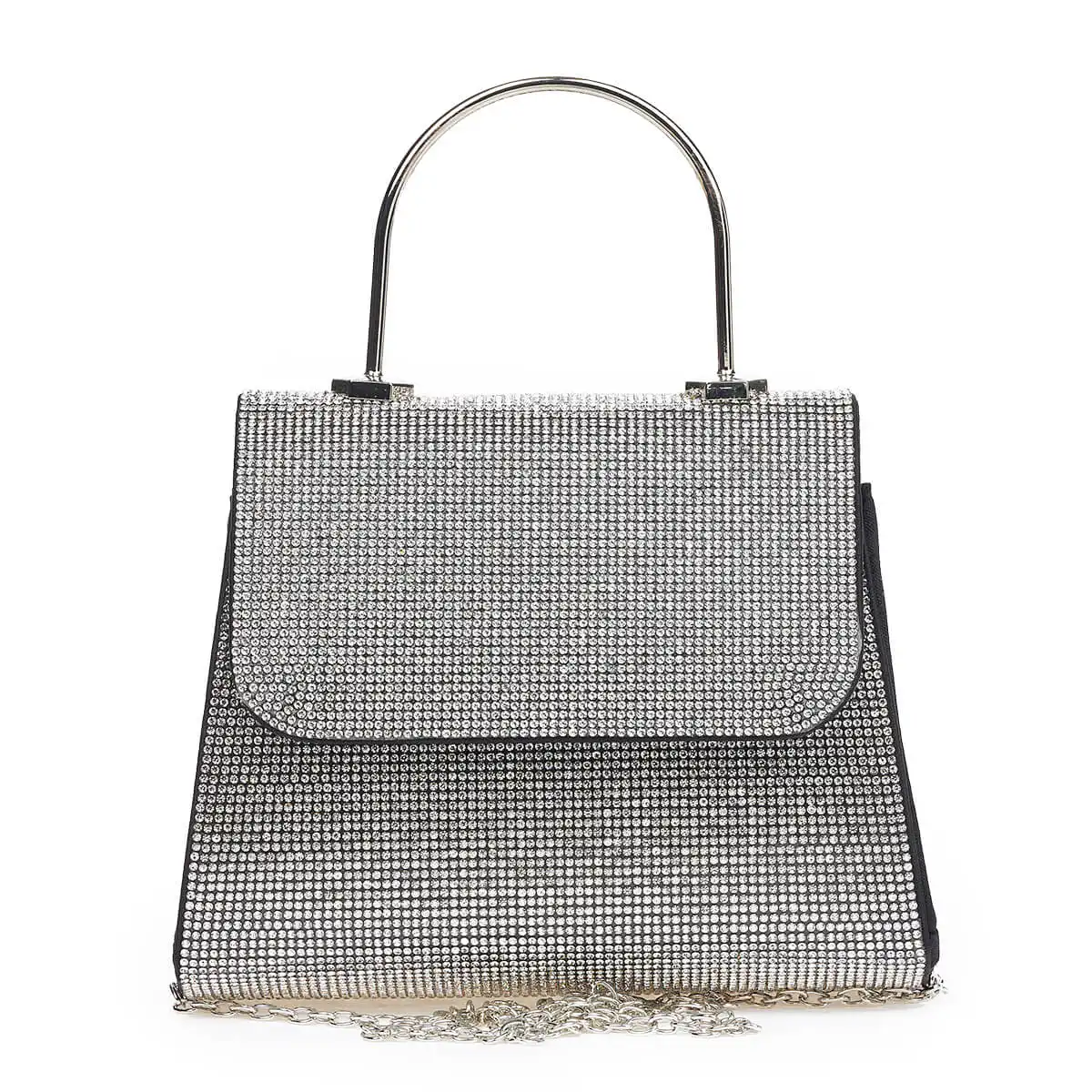 Verde Γυναικείο Τσαντακι Αμπιγέ 01-1619 Ασημί