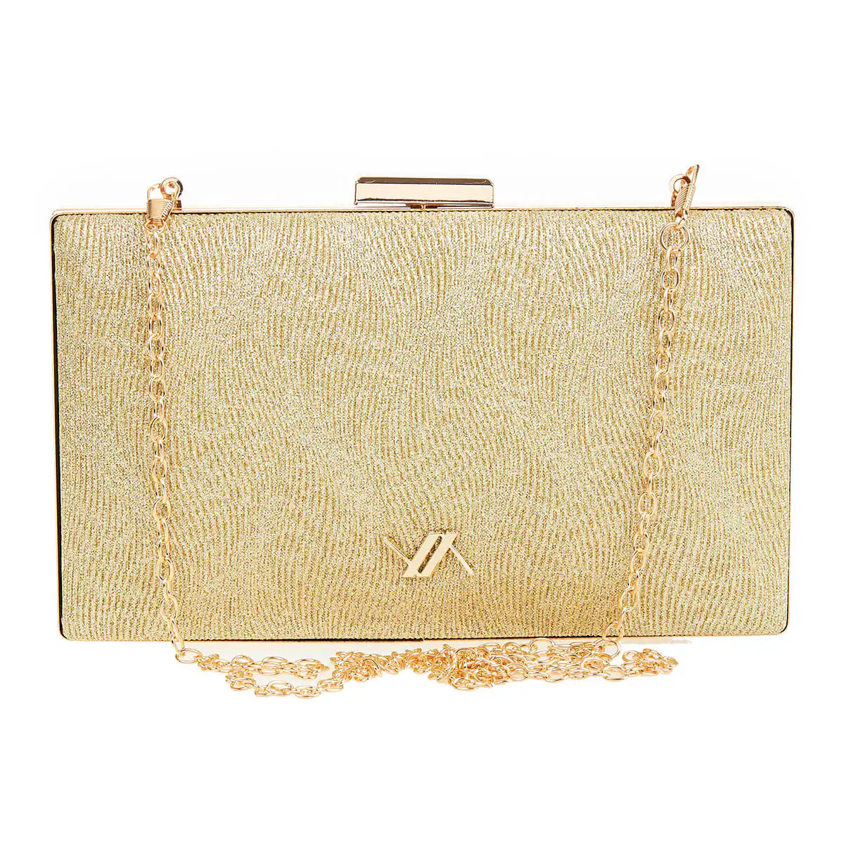 Verde Γυναικείο Τσαντάκι Αμπιγέ 01-1636 Χρυσό