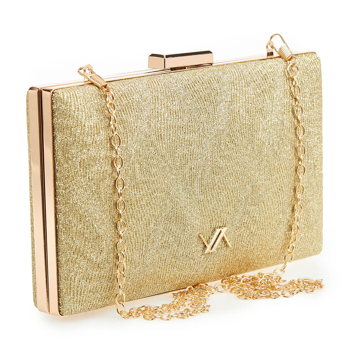 Verde Γυναικείο Τσαντάκι Αμπιγέ 01-1636 Χρυσό