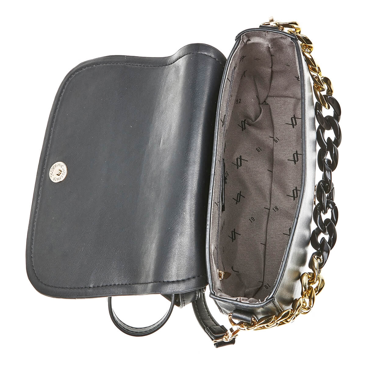 Verde Γυναικείο Αμπιγέ Τσαντάκι 01-1640 Μαύρο