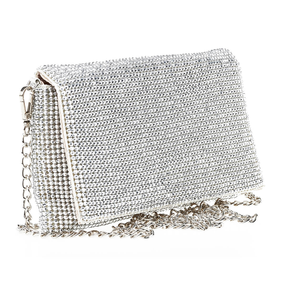 Verde Γυναικείο Αμπιγέ Τσαντάκι 01-1646 Ασημί