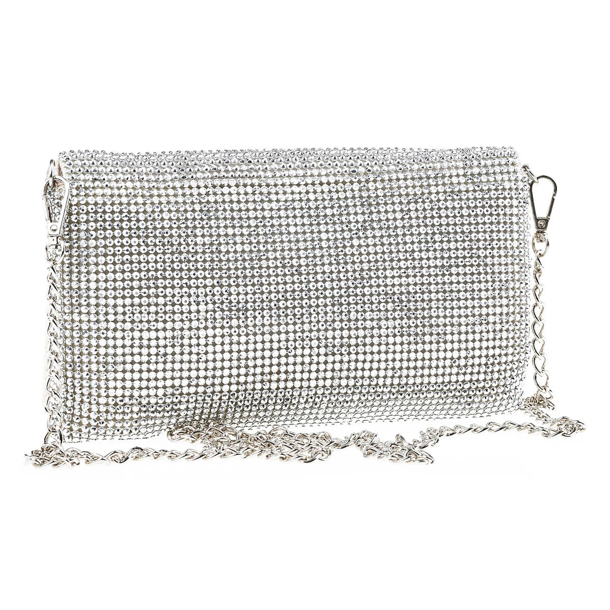 Verde Γυναικείο Αμπιγέ Τσαντάκι 01-1646 Ασημί