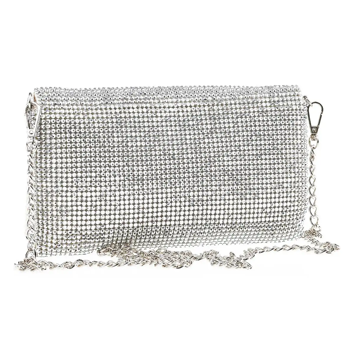 Verde Γυναικείο Αμπιγέ Τσαντάκι 01-1646 Ασημί