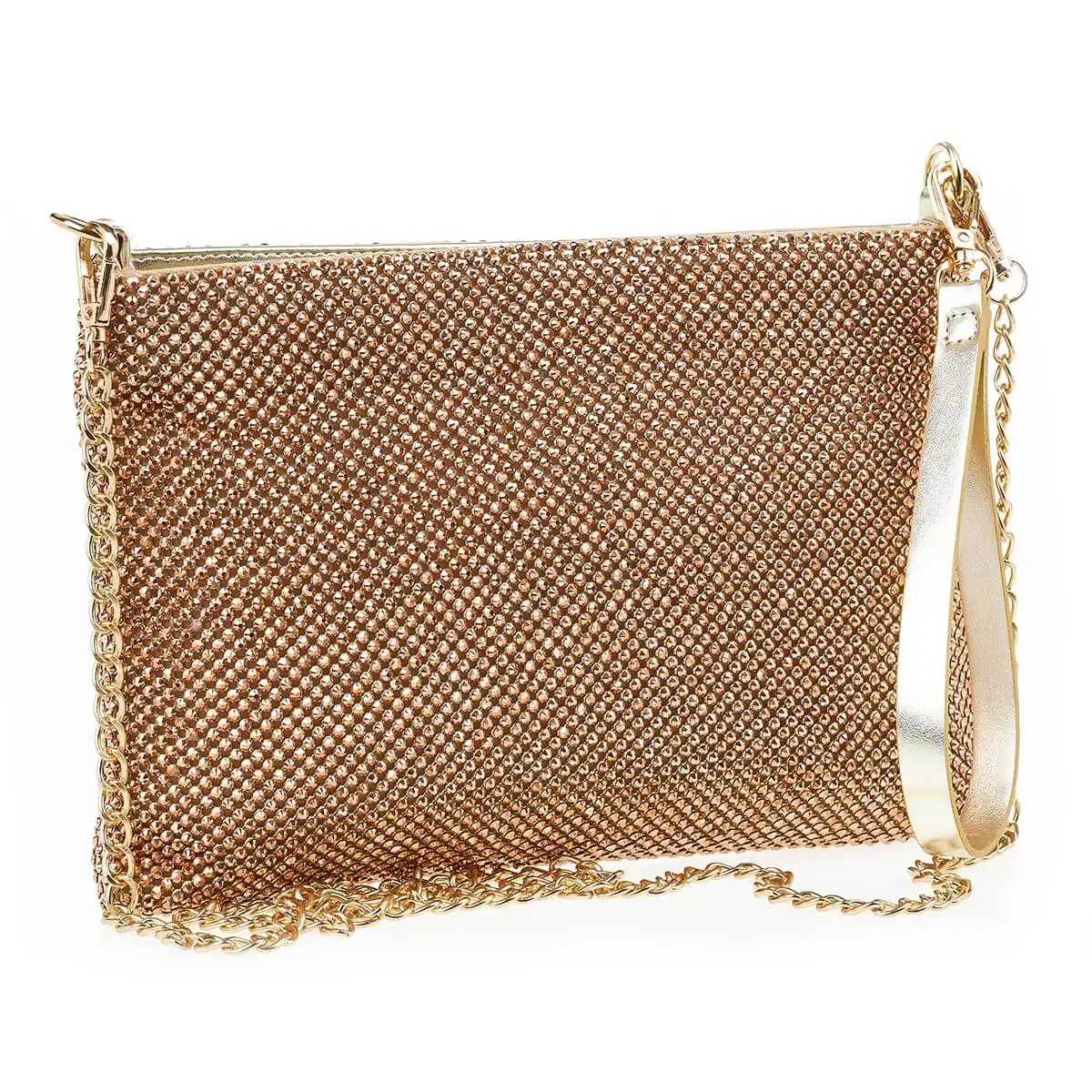 Verde Γυναικείο Αμπιγέ Τσαντάκι 01-1647 Χρυσό