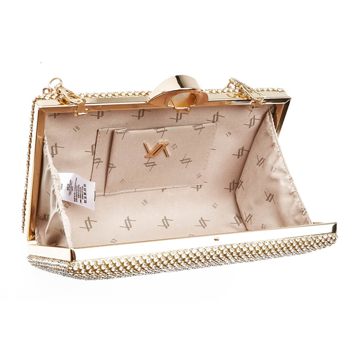 Verde Γυναικείο Αμπιγέ Τσαντάκι 01-1648 Χρυσό