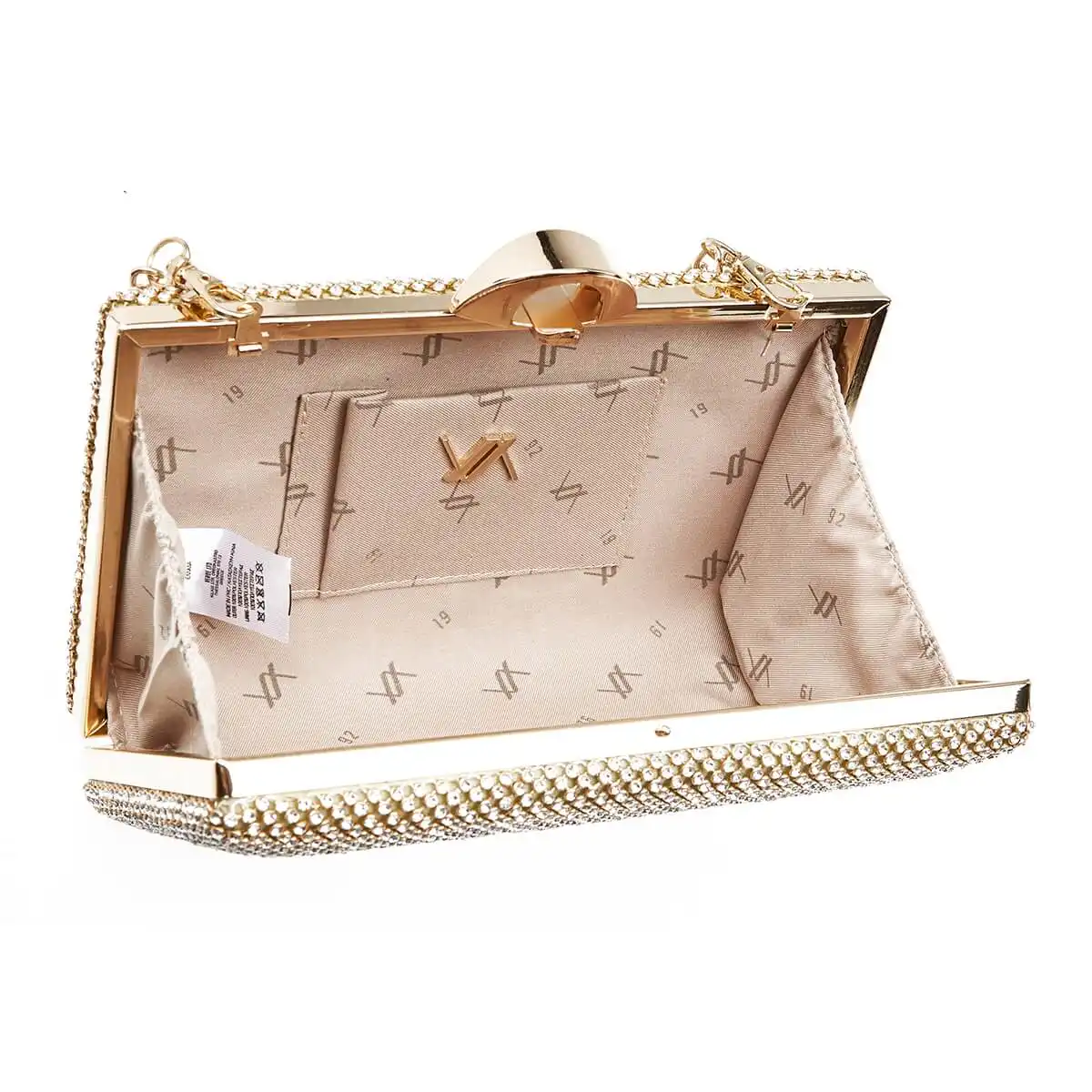 Verde Γυναικείο Αμπιγέ Τσαντάκι 01-1648 Χρυσό