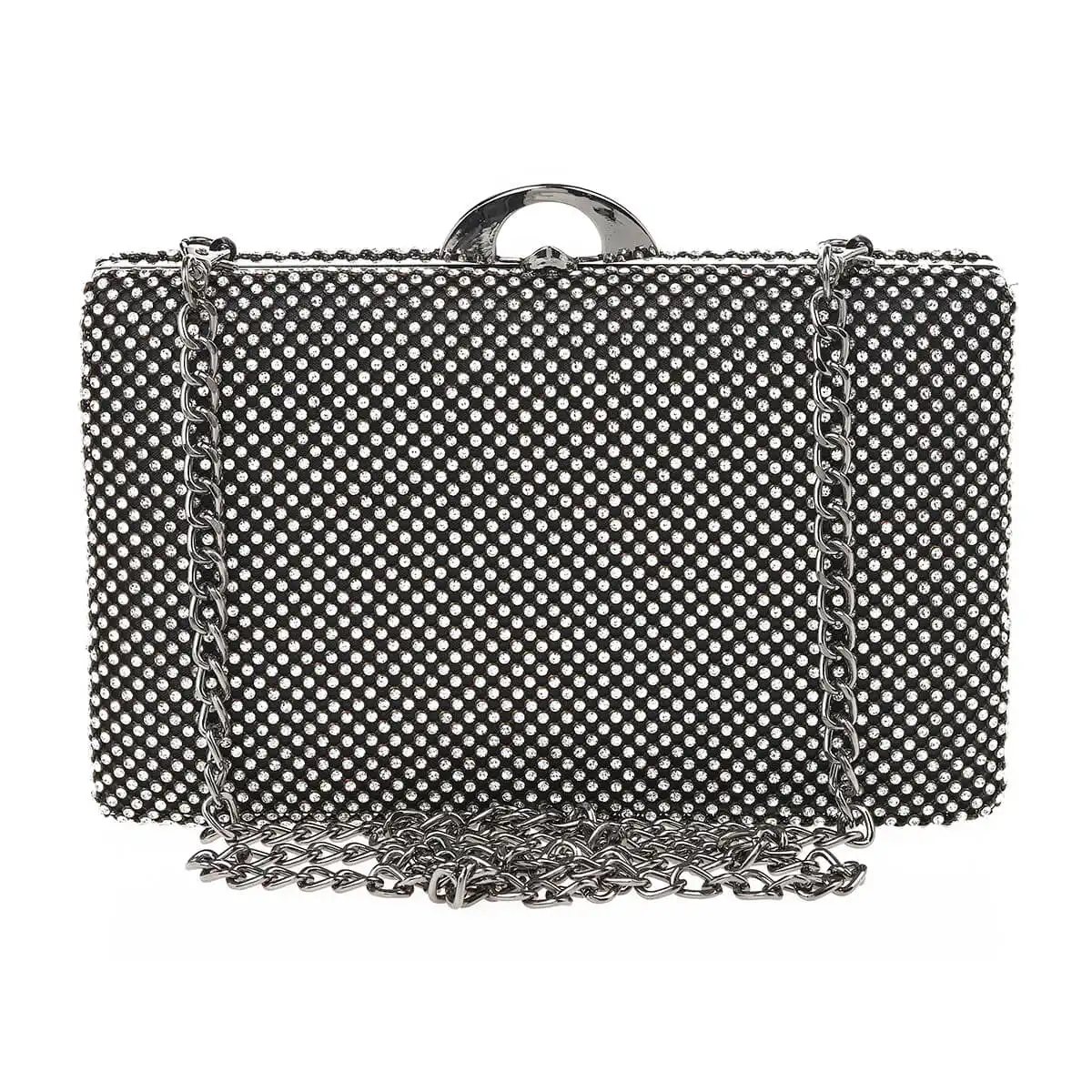 Verde Γυναικείο Αμπιγέ Τσαντάκι 01-1648 Μαύρο