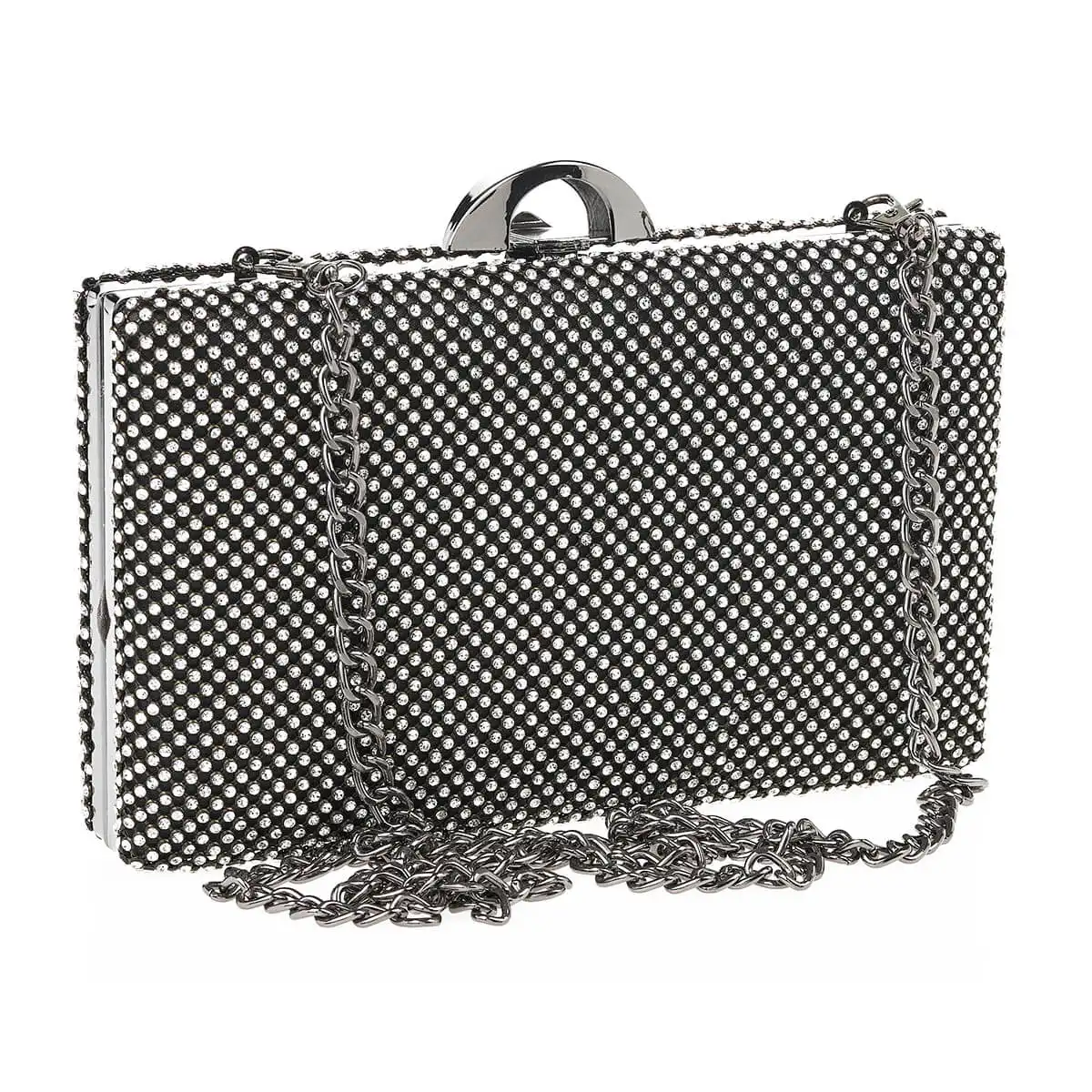 Verde Γυναικείο Αμπιγέ Τσαντάκι 01-1648 Μαύρο