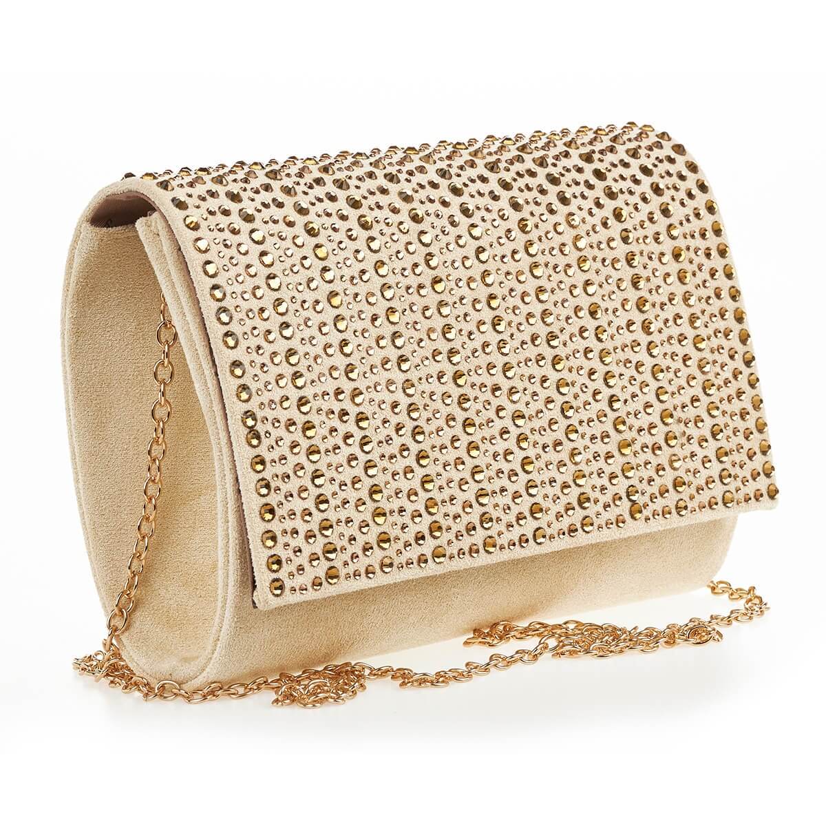 Verde Γυναικείο Αμπιγέ Τσαντάκι 01-1649 Μπεζ