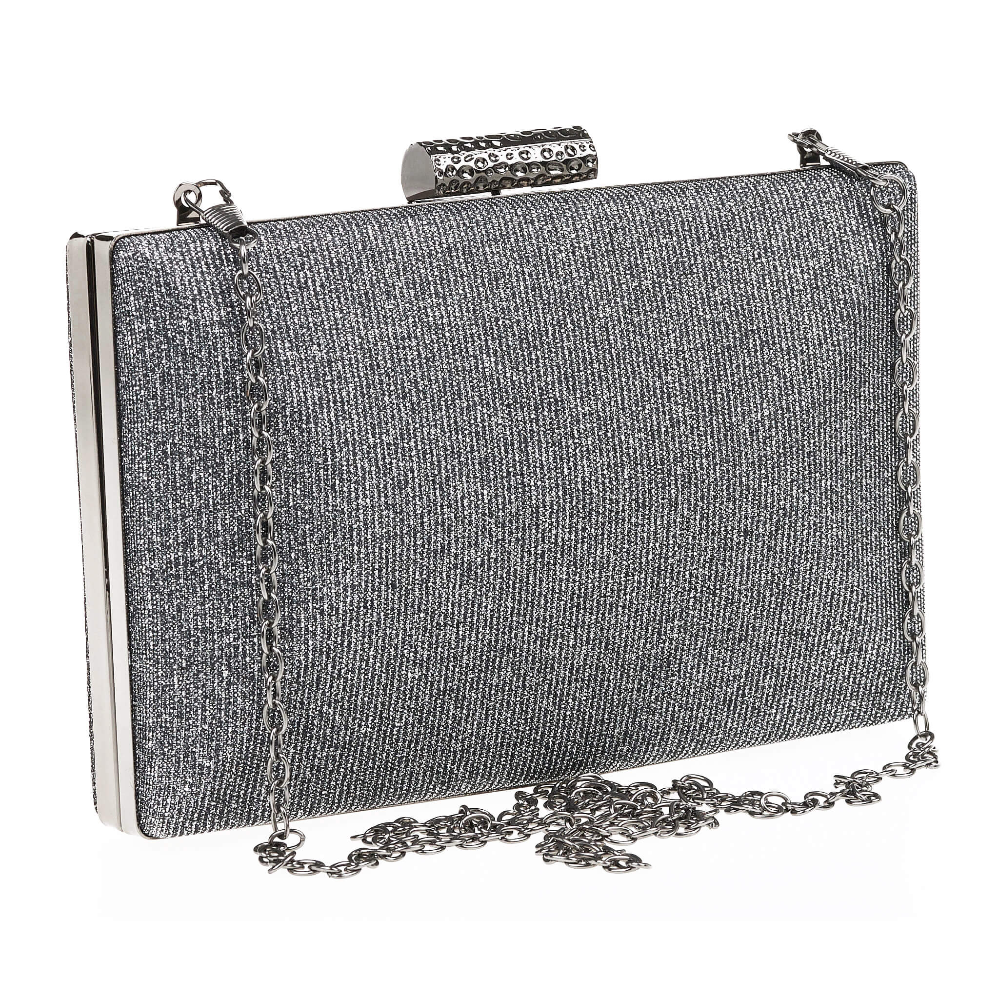 Verde Γυναικείο Αμπιγέ Τσαντάκι 01-1661 Ασημί