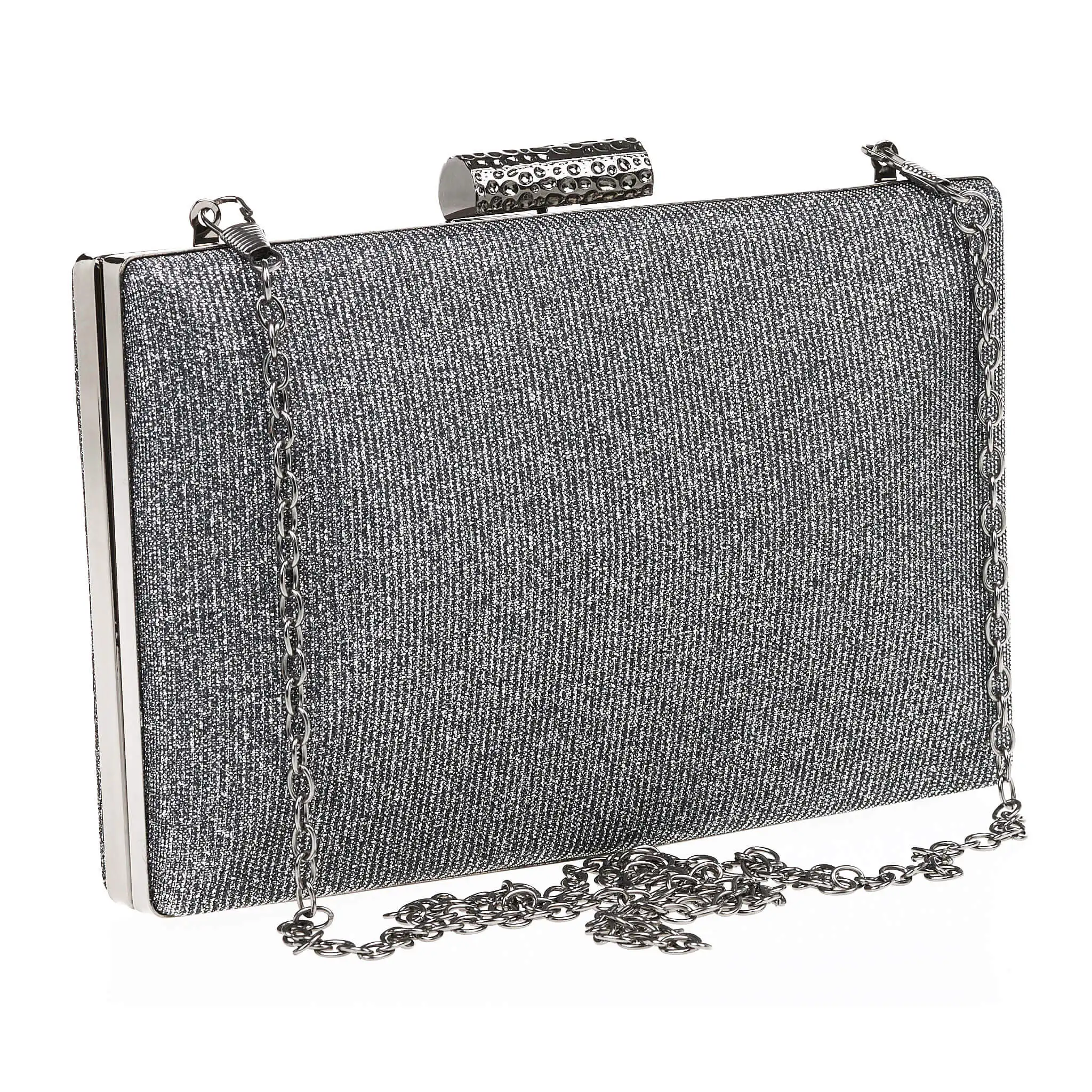 Verde Γυναικείο Αμπιγέ Τσαντάκι 01-1661 Ασημί