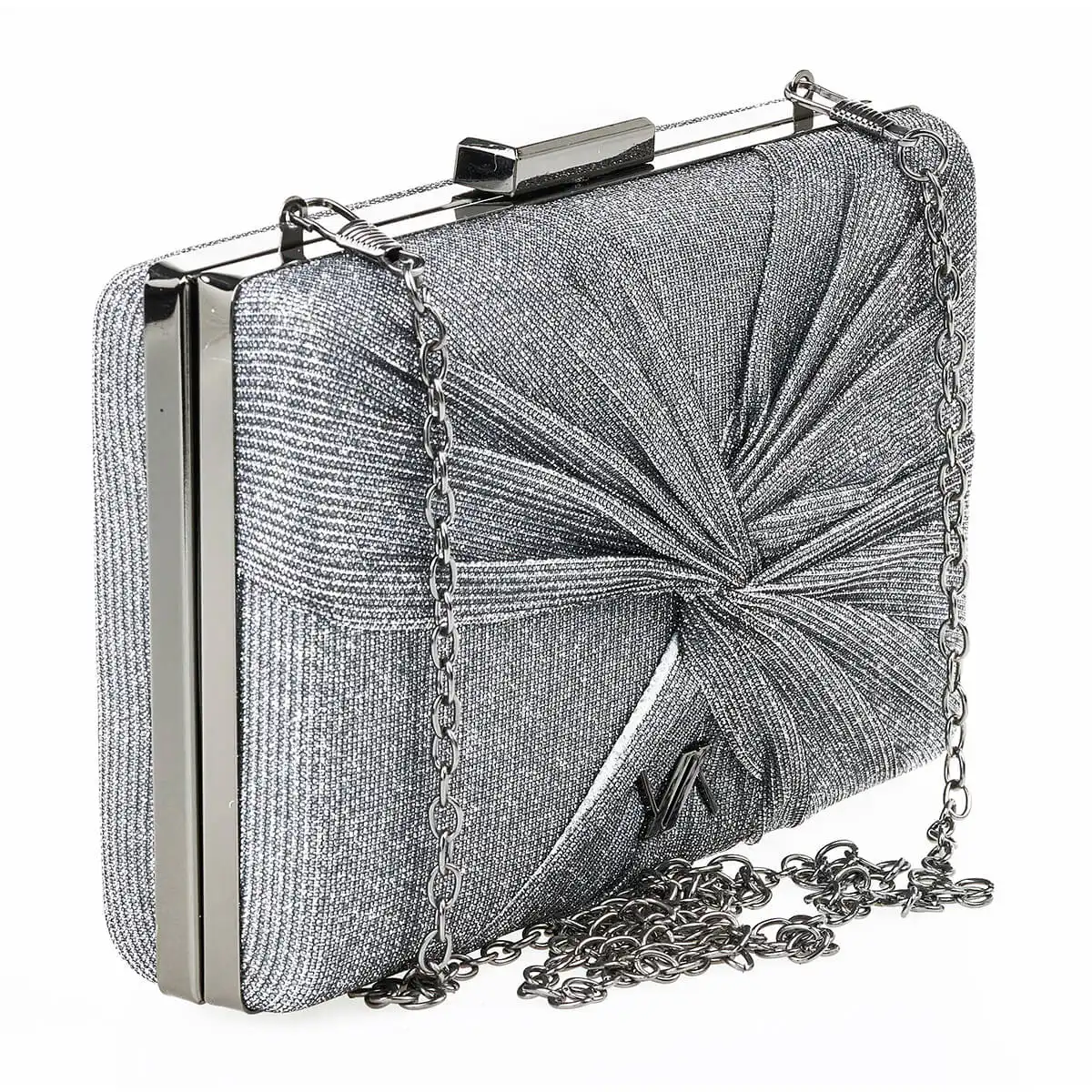 Verde Γυναικείο Αμπιγέ Τσαντάκι 01-1665 Ασημί