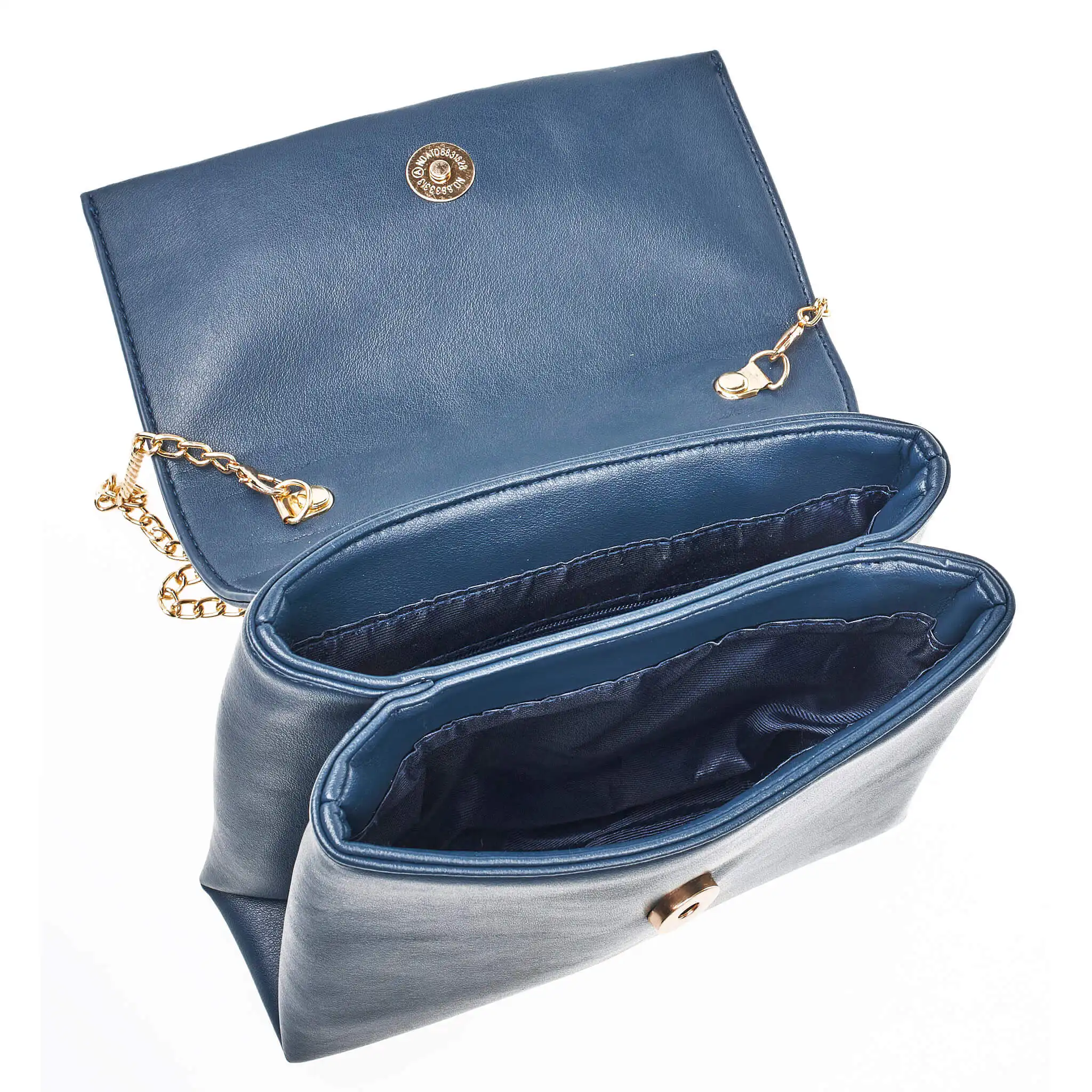 Verde Γυναικείο Αμπιγέ Τσαντάκι 01-1669 Μπλε