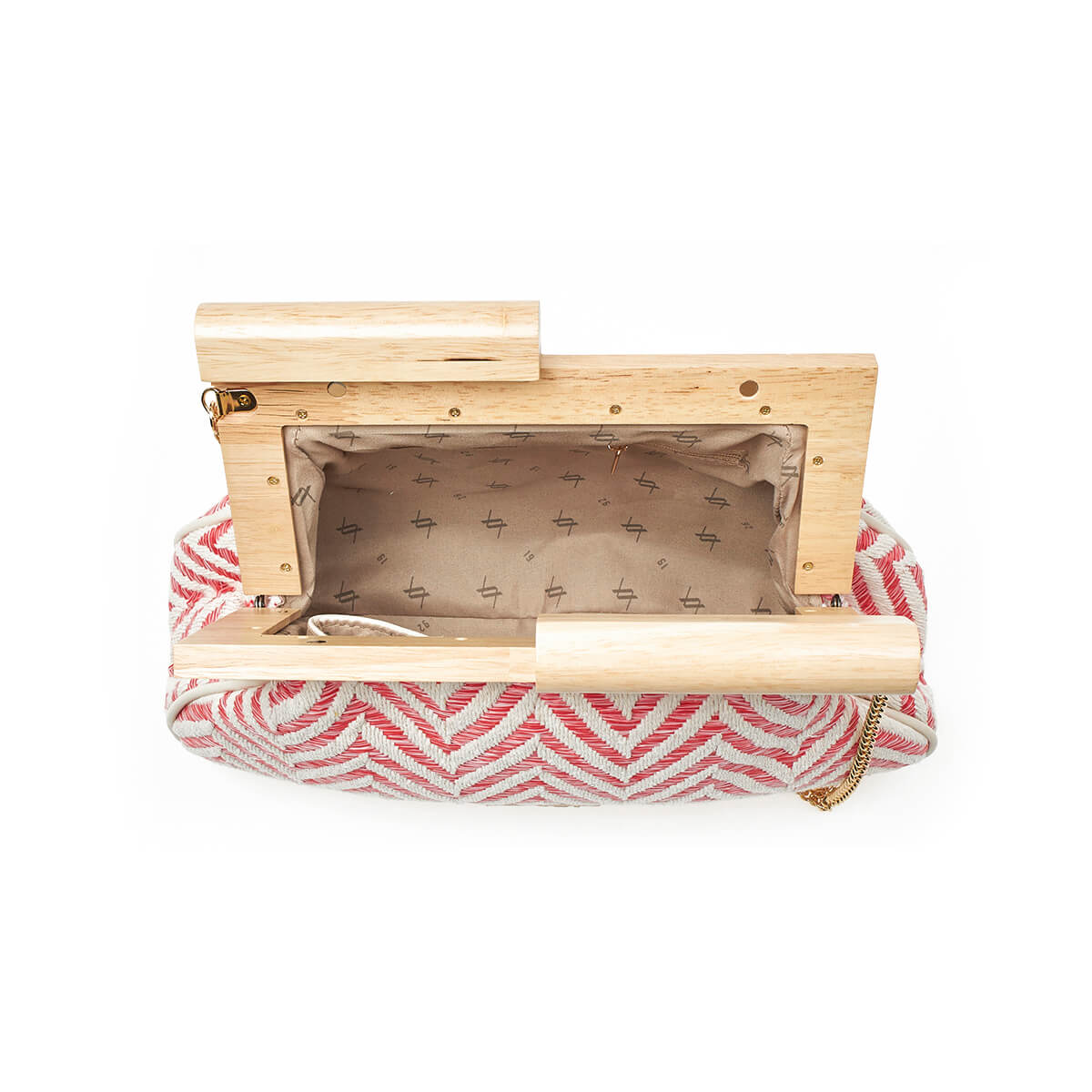 Verde Γυναικείο Αμπιγέ Τσαντάκι 01-1688 Ψάθινο Ροζ