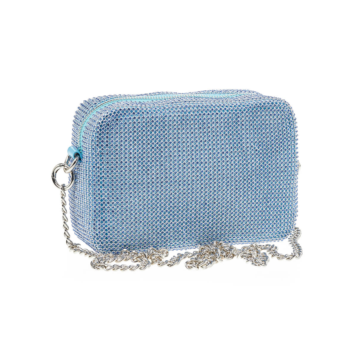 Verde Γυναικείο Αμπιγέ Τσαντάκι 01-1697 Γαλάζιο