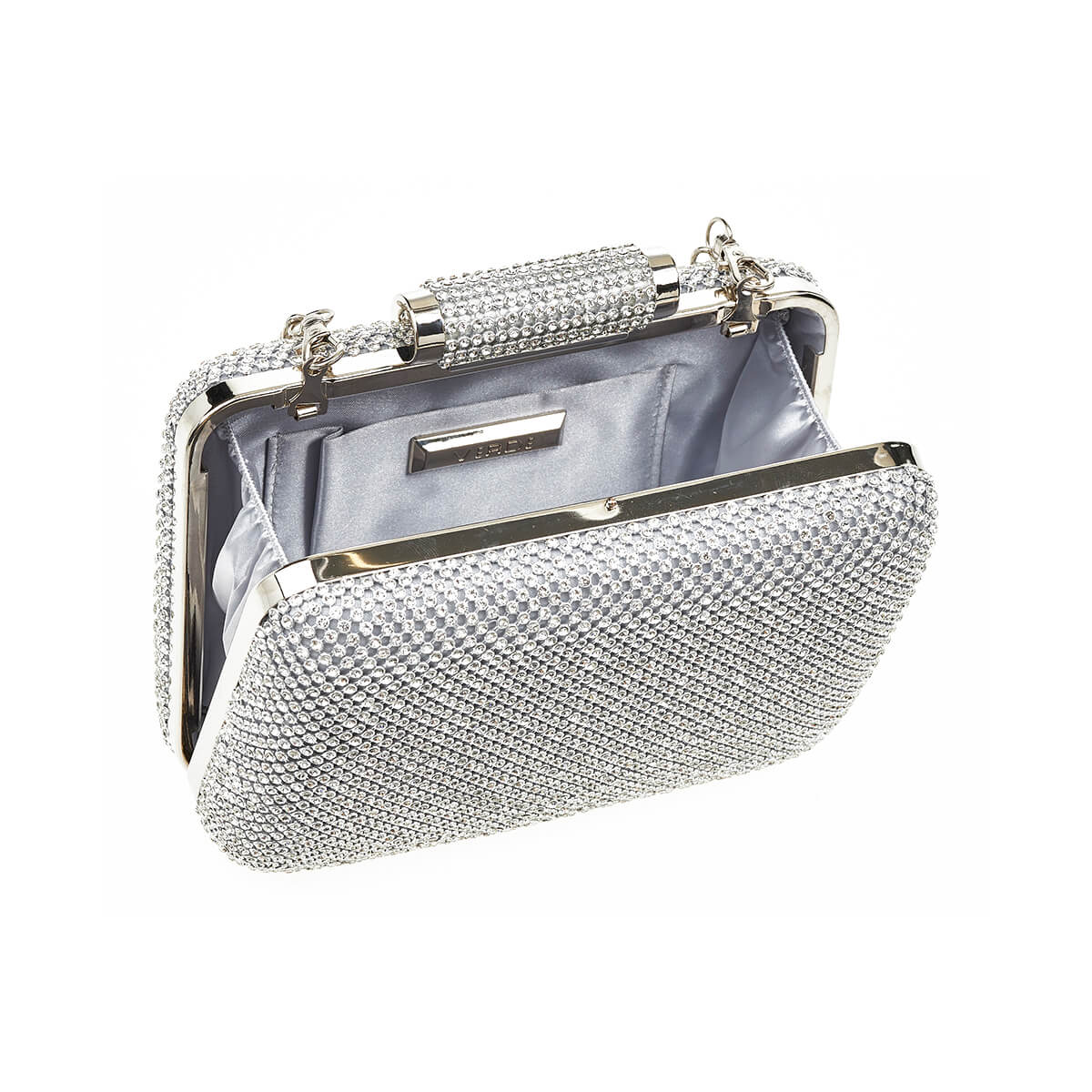 Verde Γυναικείο Αμπιγέ Τσαντάκι 01-1698 Ασημί