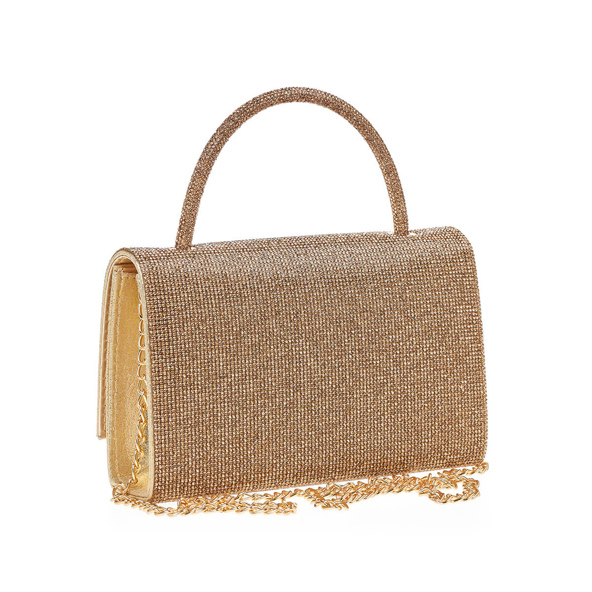 Verde Γυναικείο Αμπιγέ Τσαντάκι 01-1701 Χρυσό