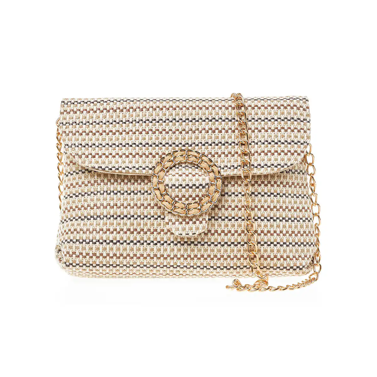 Verde Γυναικείο Αμπιγέ Τσαντάκι 01-1705 Μπεζ