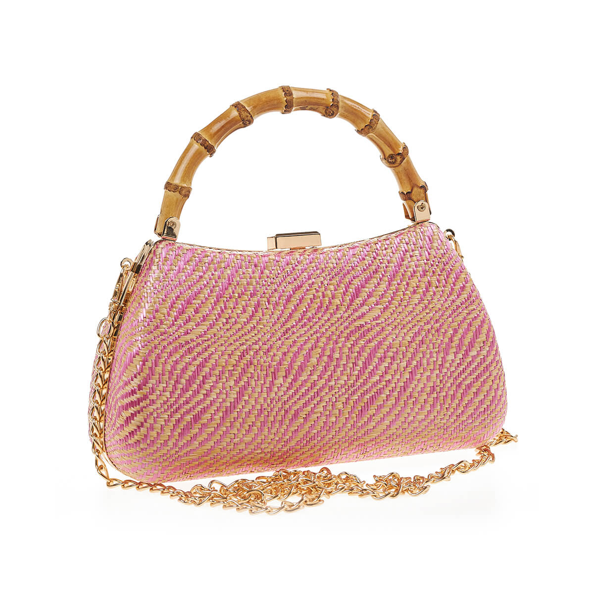 Verde Γυναικείο Αμπιγέ Τσαντάκι 01-1706 Φούξια