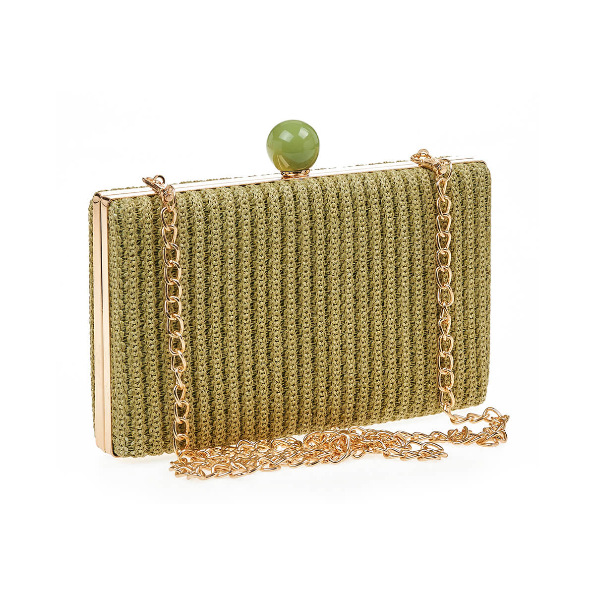 Verde Γυναικείο Αμπιγέ Τσαντάκι 01-1709 Πράσινο