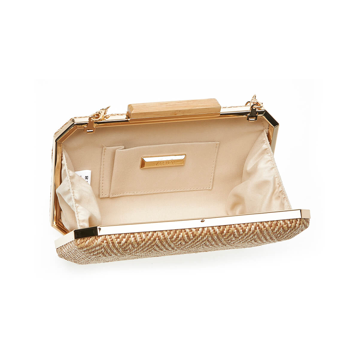 Verde Γυναικείο Αμπιγέ Τσαντάκι 01-1710 Μπεζ