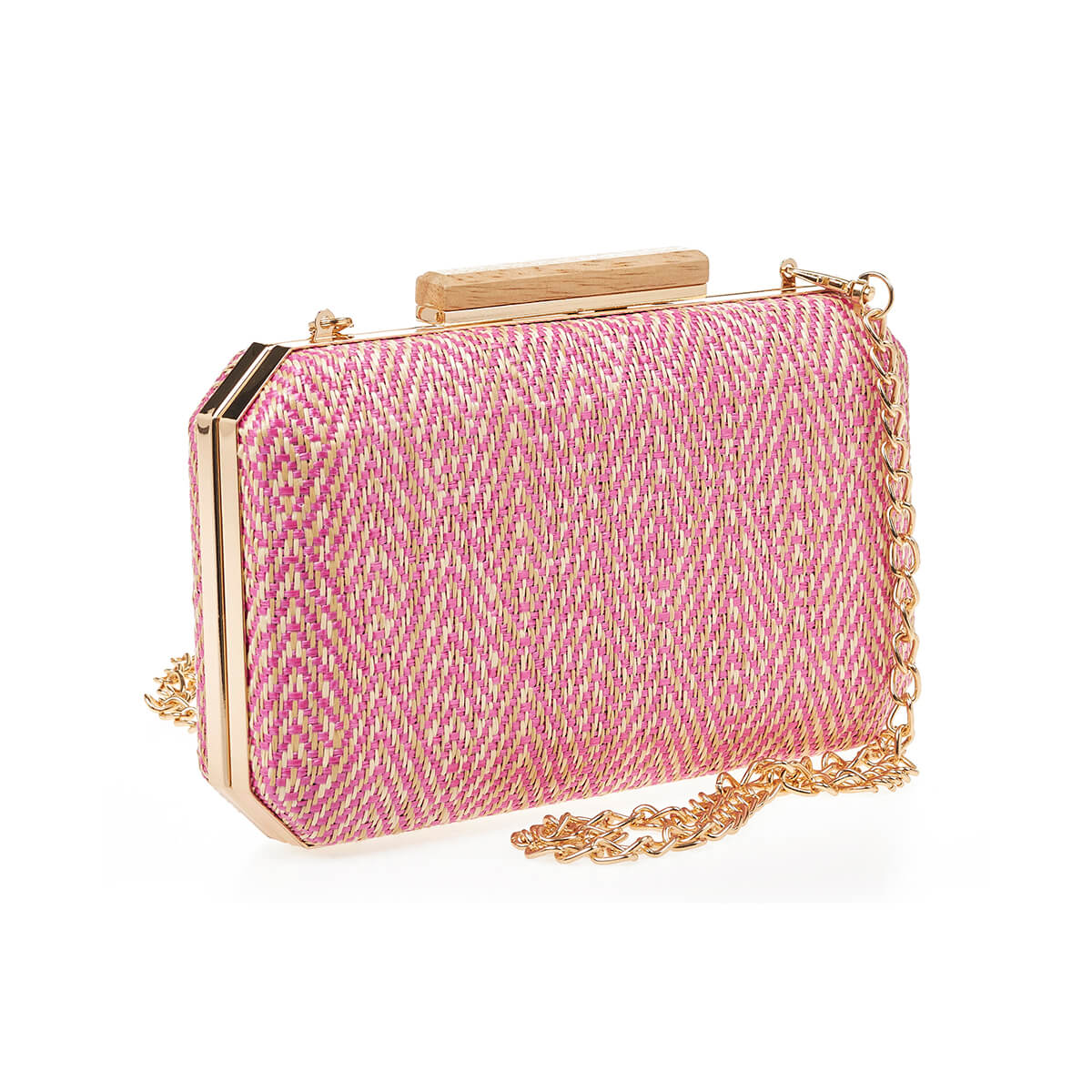 Verde Γυναικείο Αμπιγέ Τσαντάκι 01-1710 Ροζ