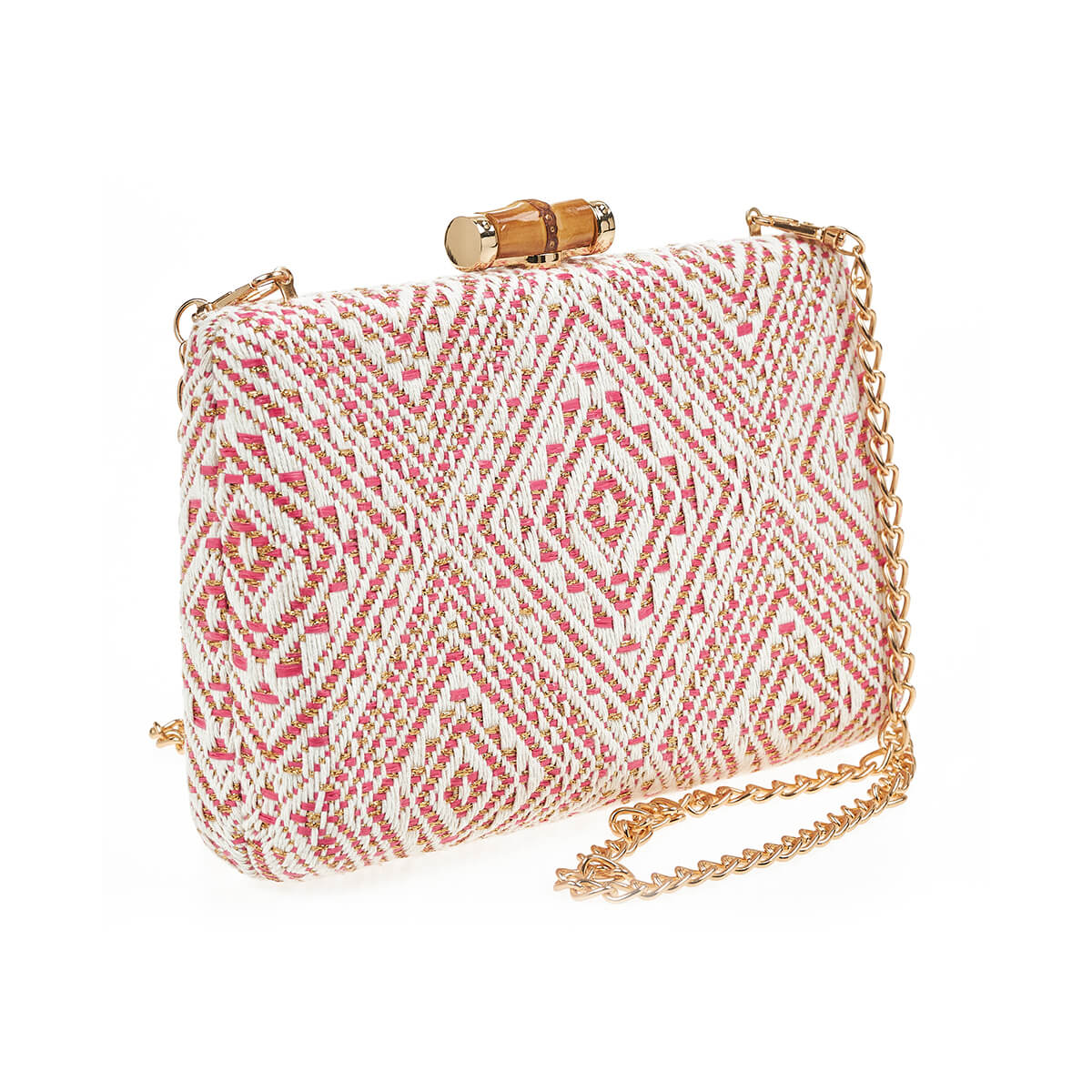 Verde Γυναικείο Αμπιγέ Τσαντάκι 01-1711 Φούξια