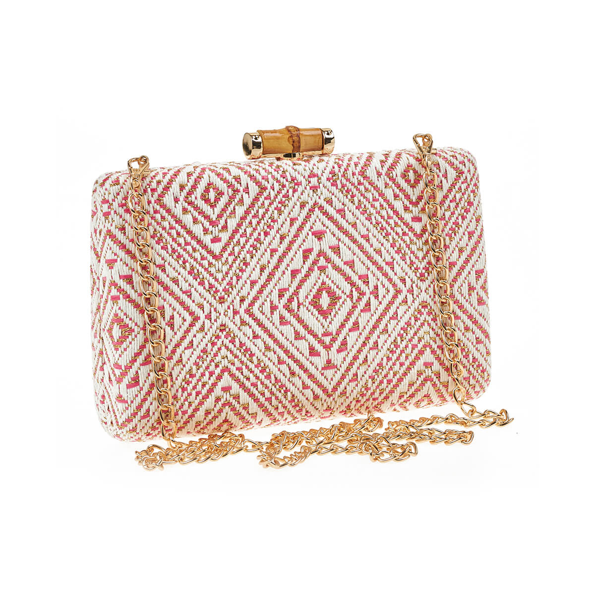 Verde Γυναικείο Αμπιγέ Τσαντάκι 01-1711 Φούξια