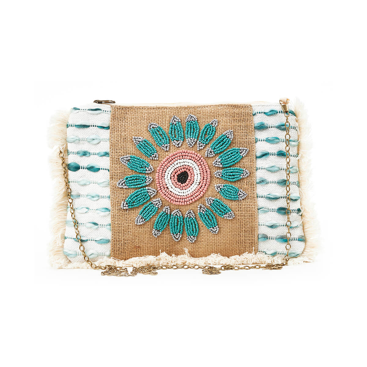 Verde Γυναικείο Αμπιγέ Τσαντάκι 01-1721 Nude