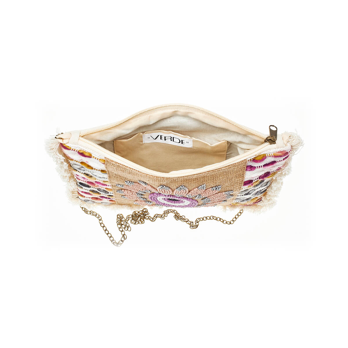 Verde Γυναικείο Αμπιγέ Τσαντάκι 01-1721 Κίτρινο