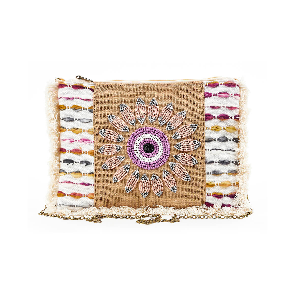 Verde Γυναικείο Αμπιγέ Τσαντάκι 01-1721 Φούξια