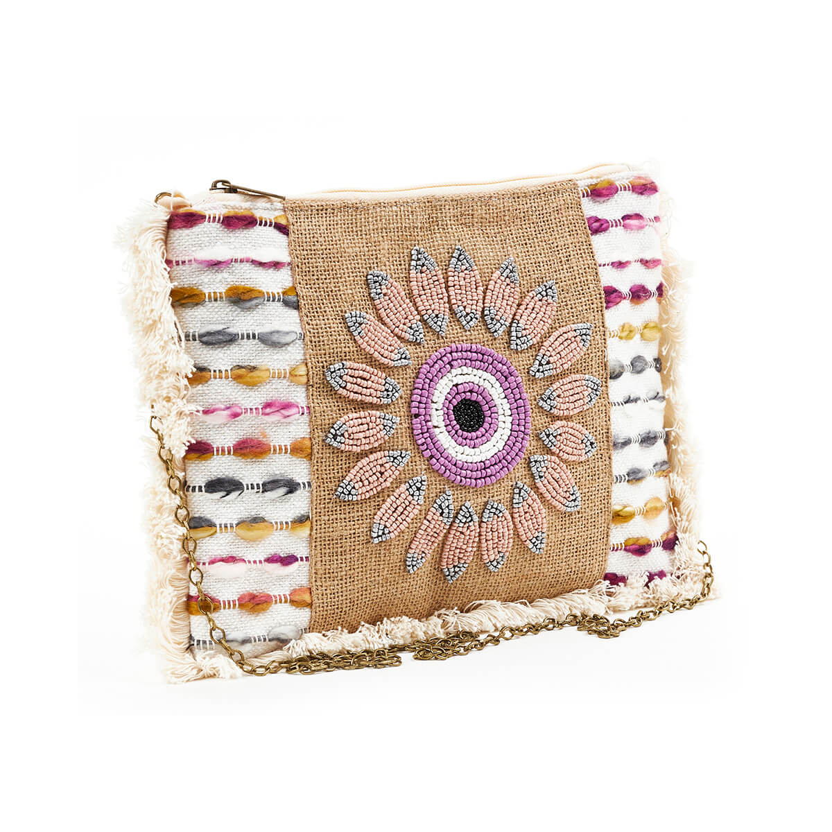 Verde Γυναικείο Αμπιγέ Τσαντάκι 01-1721 Φούξια