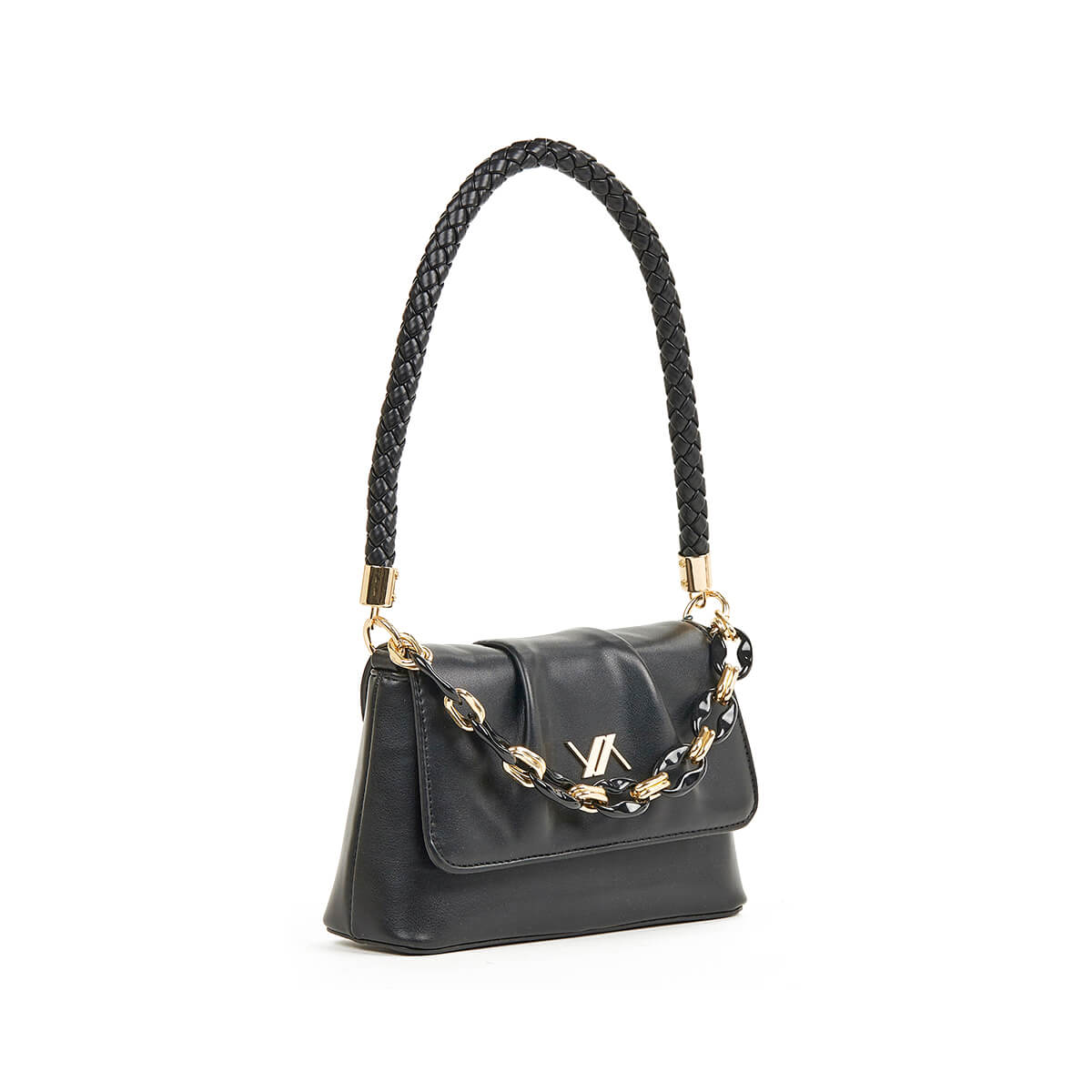 Verde Γυναικείο Αμπιγέ Τσαντάκι 01-1725 Μαύρο