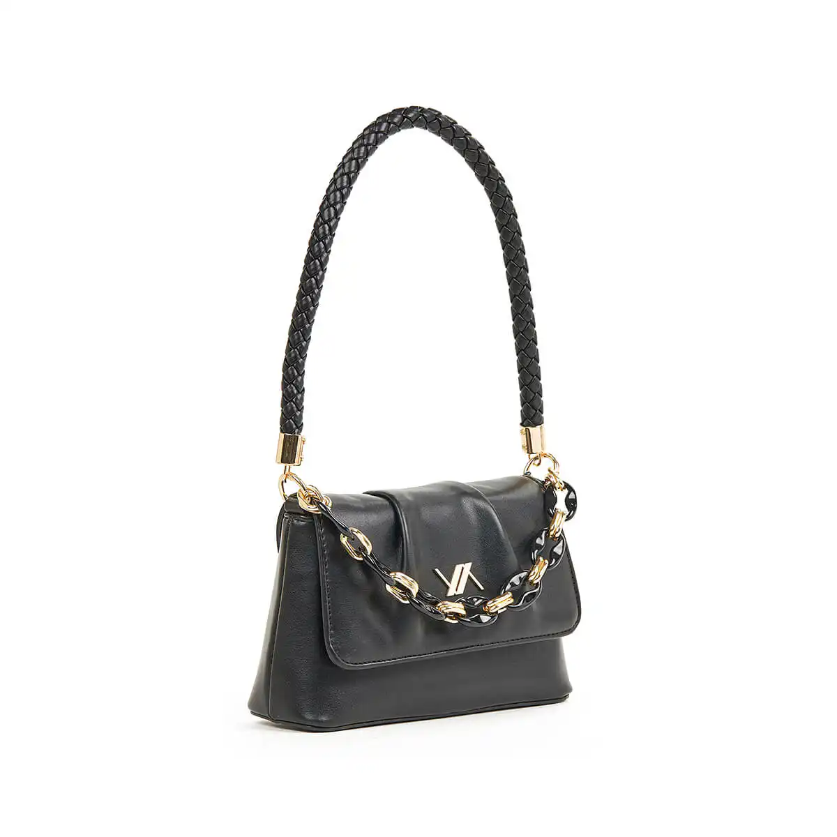 Verde Γυναικείο Αμπιγέ Τσαντάκι 01-1725 Μαύρο