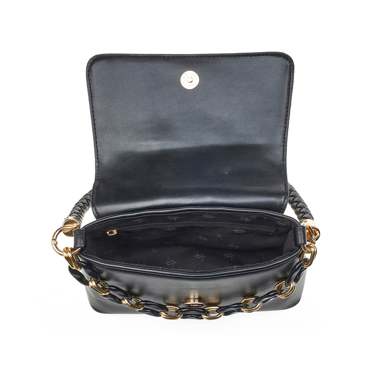 Verde Γυναικείο Αμπιγέ Τσαντάκι 01-1725 Μαύρο