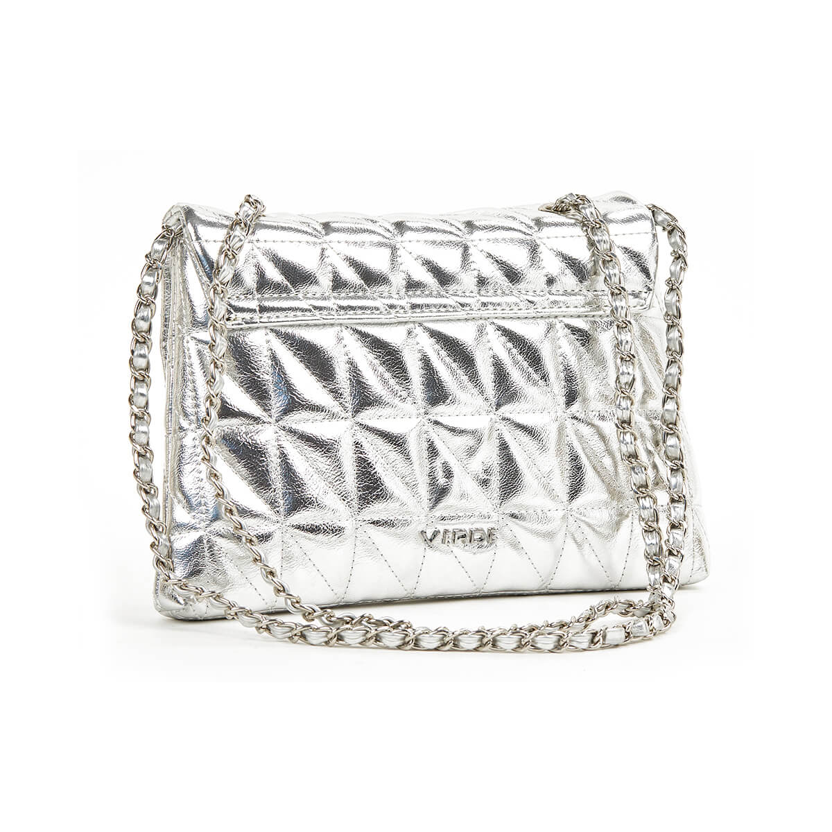 Verde Γυναικείο Αμπιγέ Τσαντάκι 01-1728 Ασημί