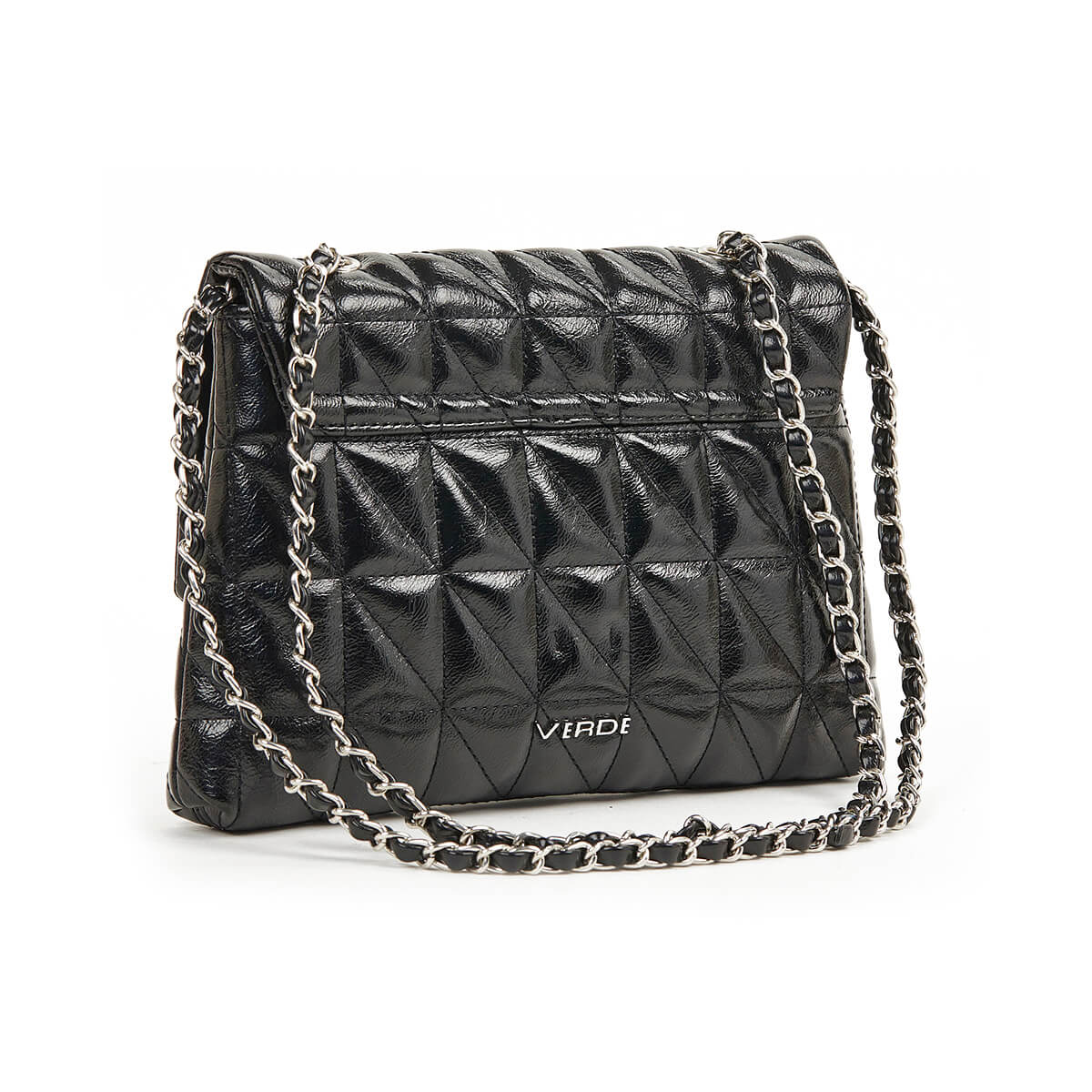 Verde Γυναικείο Αμπιγέ Τσαντάκι 01-1728 Μαύρο